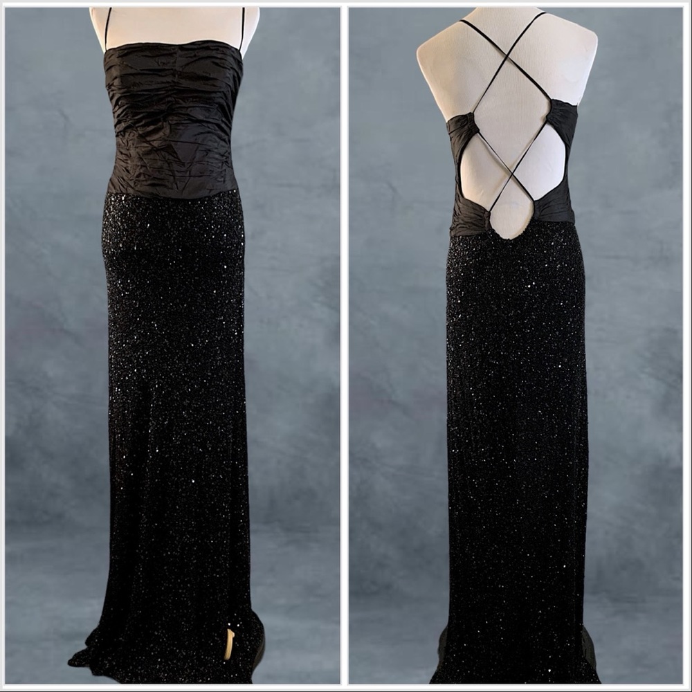Vintage Lorcan Mullany for Bellville Sassoon Silk Beaded Dress